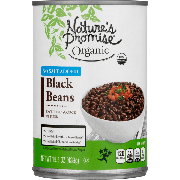 Nature'S Promise Organic Black Beans No Salt Added