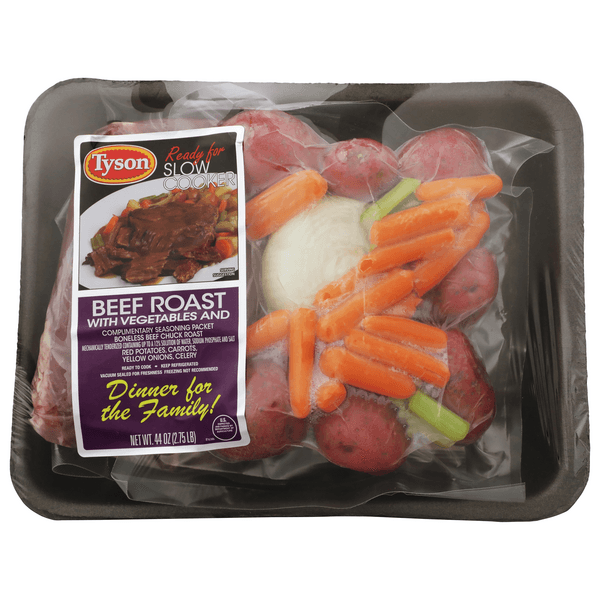 Tyson Ready For Slow Cooker Beef Chuck Roast With Vegetables