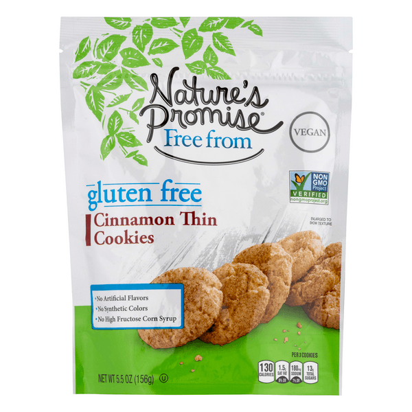 Nature'S Promise Free From Cookies Cinnamon Thin Gluten Free