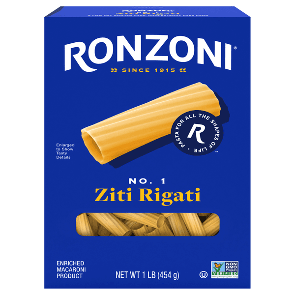 Ronzoni Ziti Rigati Pasta No