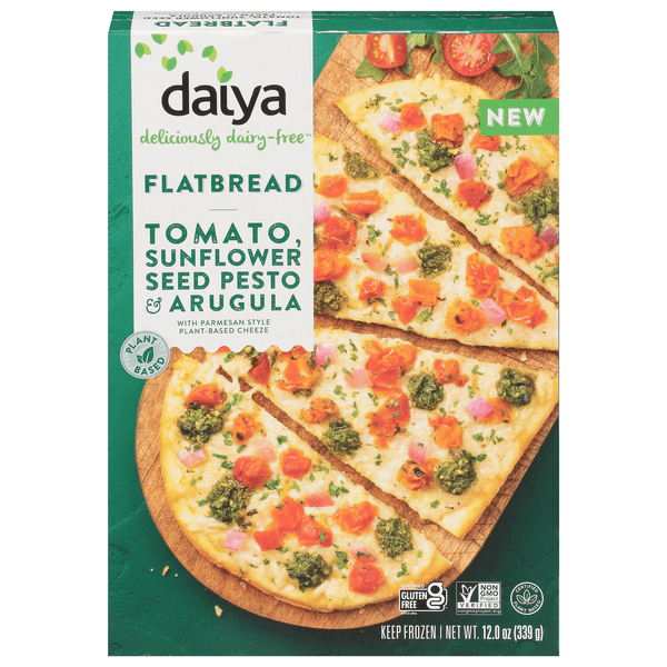 Daiya Flatbread Tomato, Sunflower Seed Pesto Arugula