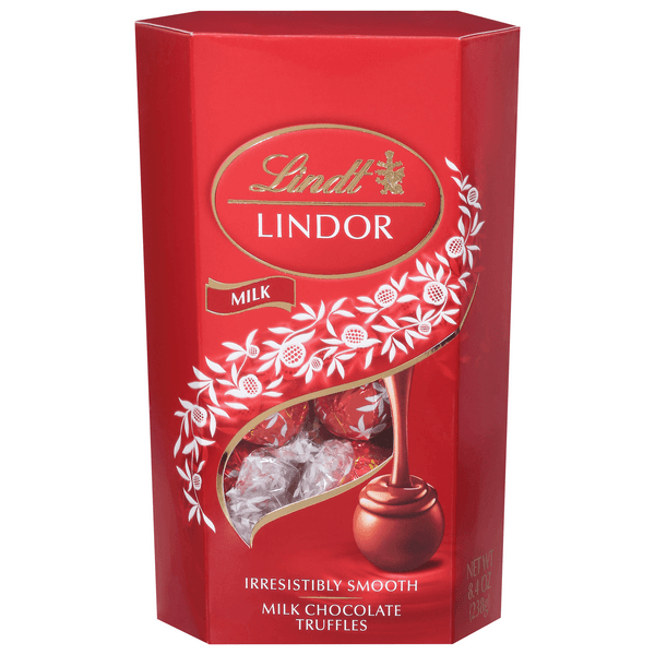 Lindt Lindor Milk Chocolate Candy Truffles Gift