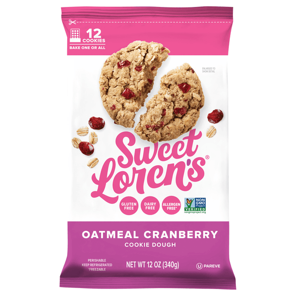Sweet Loren's Oatmeal Cranberry Cookie Dough