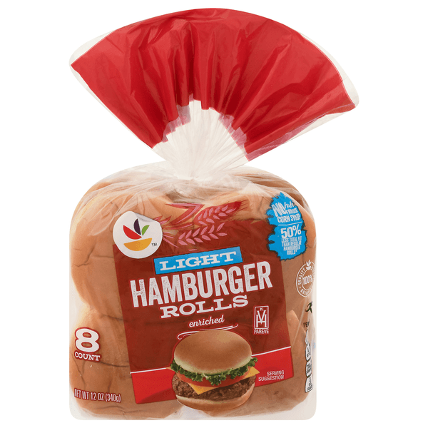 Stop & Shop Light Enriched Hamburger Rolls