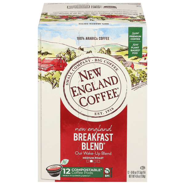 New England Coffee Breakfast Blend Kcup