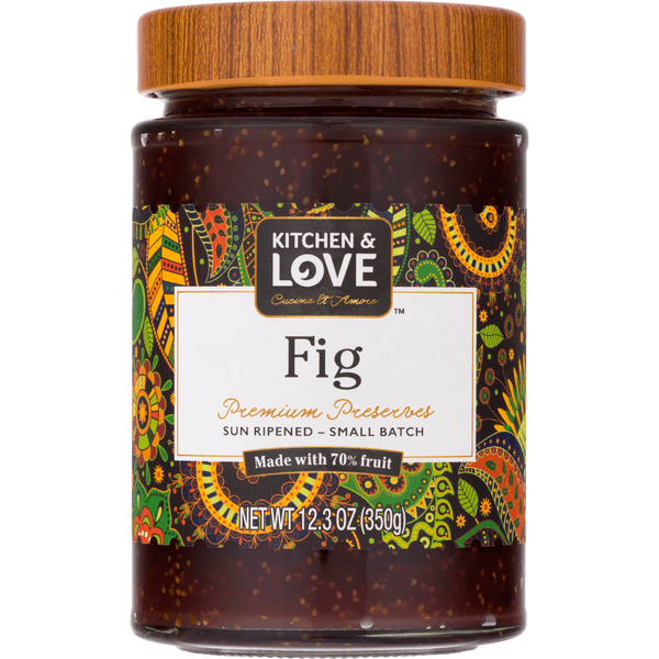 Kitchen & Love Premium Preserves Fig Jar