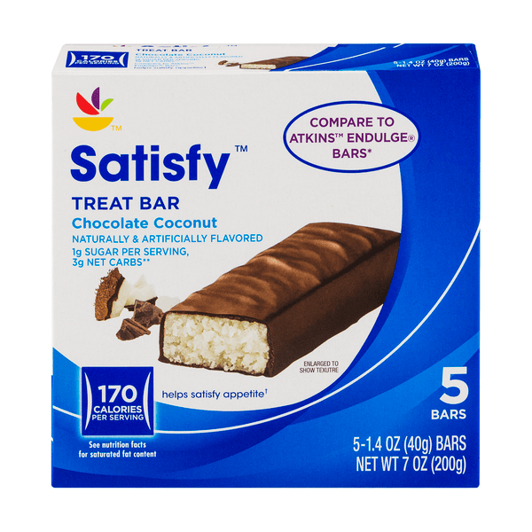 Stop & Shop Satisfy Treat Bar Chocolate Coconut