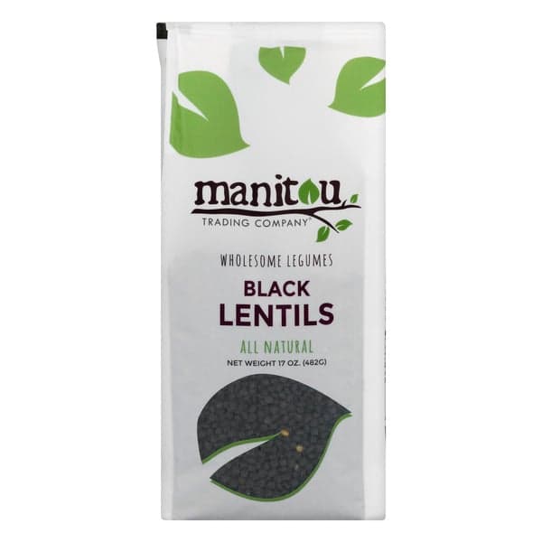 Manitou Trading Company Black Lentils All Natural