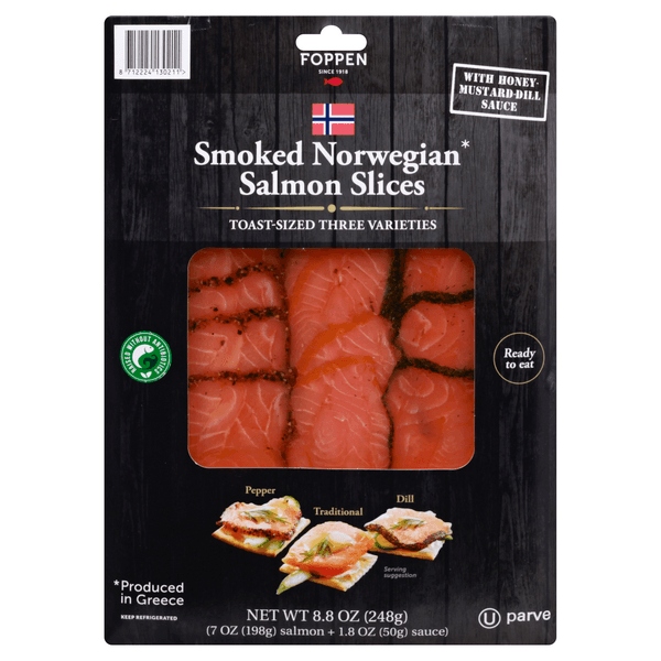 Foppen Smoked Norwegian Salmon Slices Variety