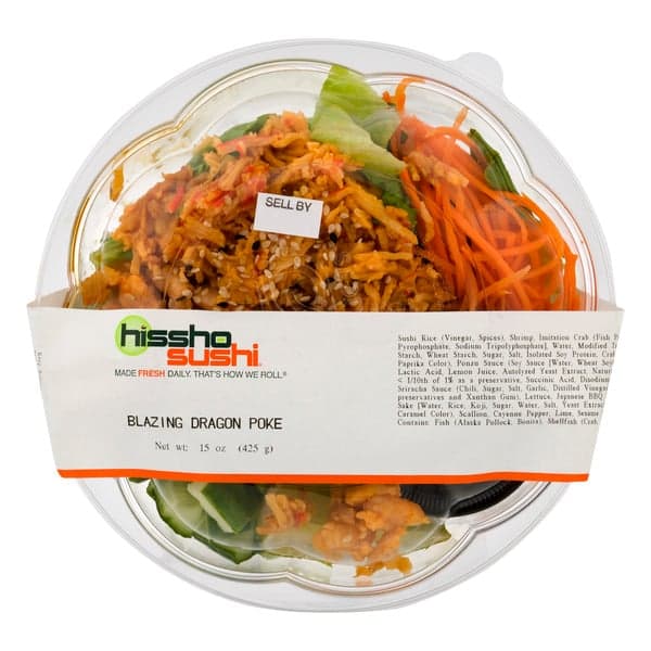 Hissho Sushi Blazing Dragon Poke Bowl (Avail. 11Am - 7Pm