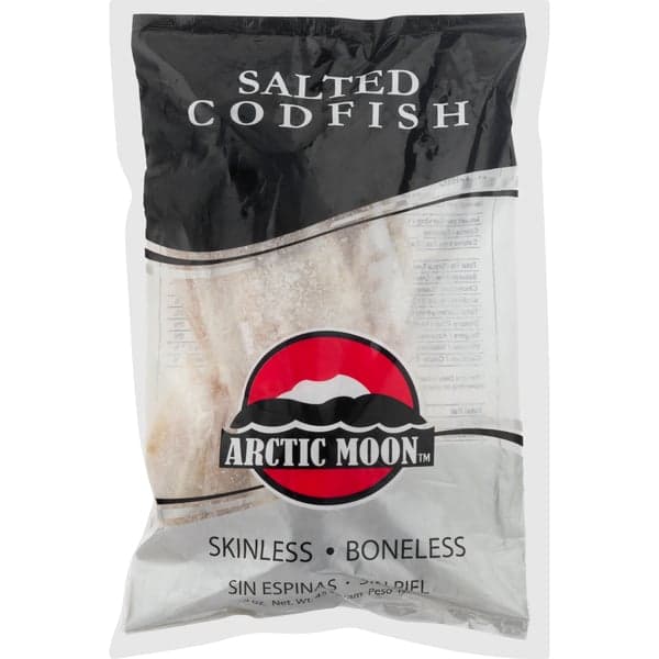 Arctic Moon Cod Fish Salted Boneless Skinless