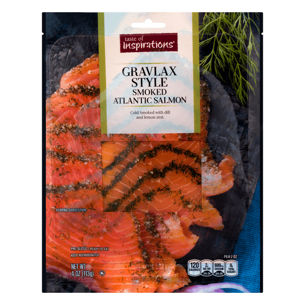 Taste Of Inspirations Gravlax Style Atlantic Salmon Pre-Sliced