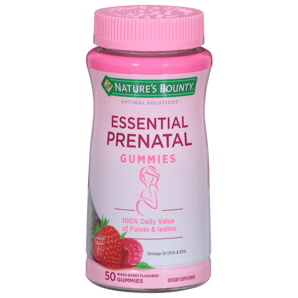 Nature'S Bounty Optimal Solutions Essential Prenatal Gummies Mixed Berry