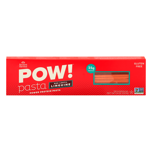 Ancient Harvest Plant-Based Protein Pasta Red Lentil Linguine Gluten Free
