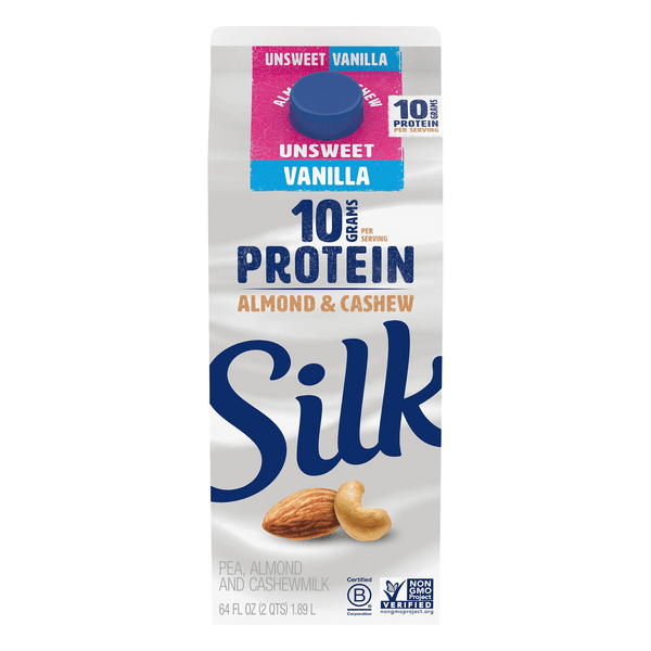Silk Protein Unsweet Almond & Cashew Milk Vanilla