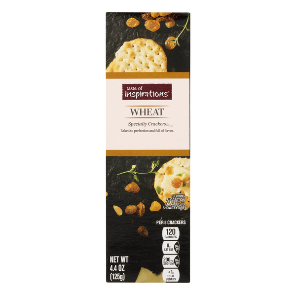 Taste Of Inspirations Specialty Crackers Wheat