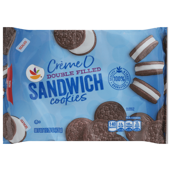 Stop & Shop Sandwich Cookies Chocolate Double Filled