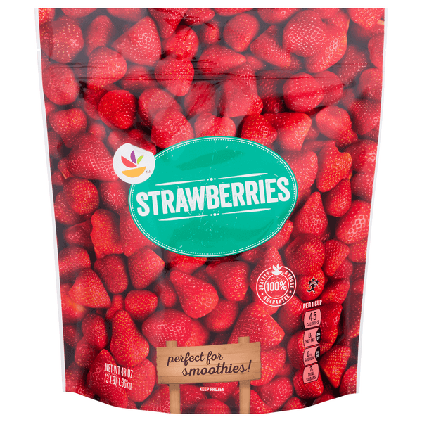 Stop & Shop Strawberries Whole No Sugar Added All Natural