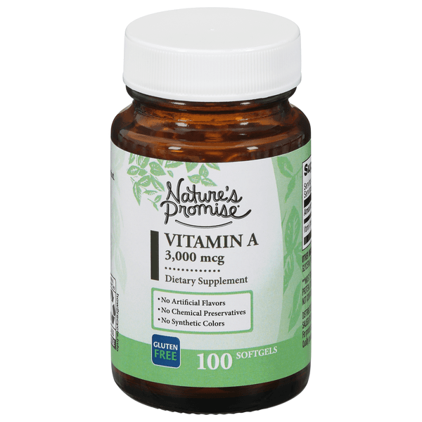 Nature'S Promise Vitamin A 3,000Mcg Softgels Gluten Free