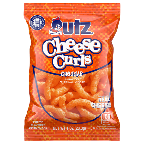 Utz Cheese Curls Baked Cheddar