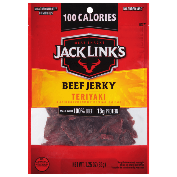 Jack Link'S Meat Snacks Beef Jerky Teriyaki