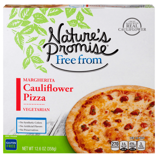 Nature'S Promise Vegetarian Pizza Margherita Cauliflower