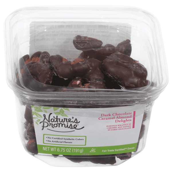 Nature'S Promise Free From Dark Chocolate Caramel Almond Delights