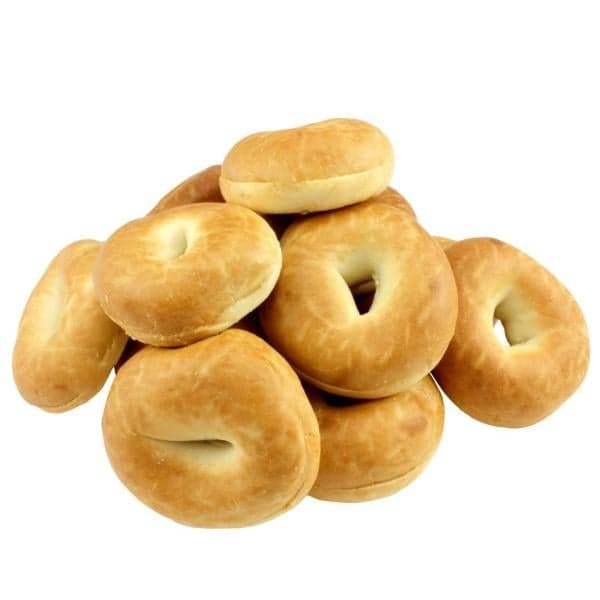 Our Brand Bakery Junior Mini Plain Bagels