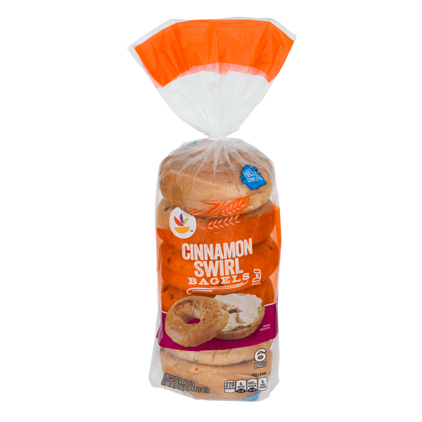 Giant Bagels Cinnamon Swirl Pre-Sliced