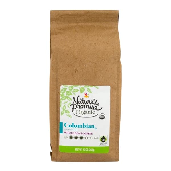 Nature'S Promise Organic Colombian Medium Roast Whole Bean Coffee