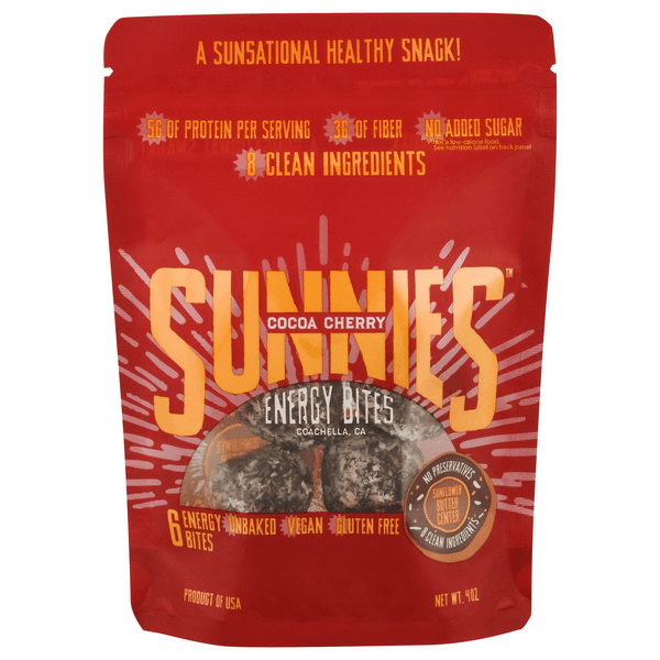 Sunnies Energy Bites Cocoa Cherry
