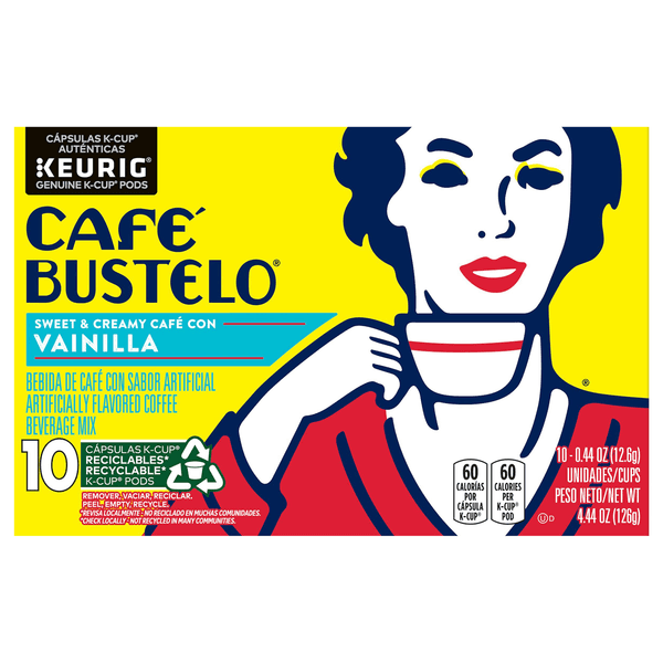 Cafe Bustelo Con Vainilla Kcup