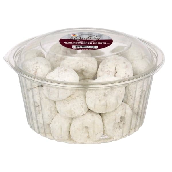 Stop & Shop Bakery Mini Donuts Powdered Sugar