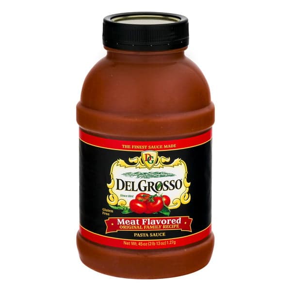 Delgrosso Pasta Sauce Meat Flavored Original Family Recipe