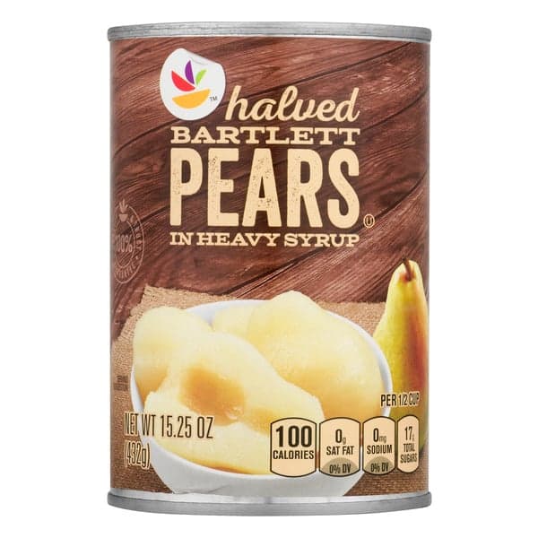 Our Brand Bartlett Pear Halves In Heavy Syrup