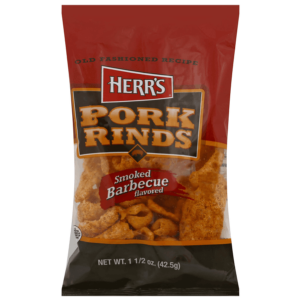 Herr'S Pork Rinds Smoked Barbecue Flavored