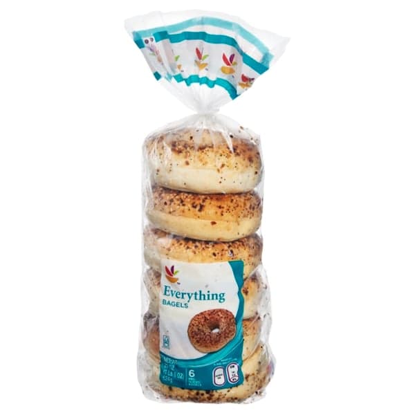 Stop & Shop Bagels Everything Pre-Sliced