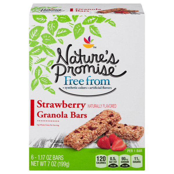 Nature'S Promise Free From Granola Bars Strawberry
