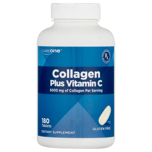 Careone Collagen Plus Vitamin C Gluten Free Tablets Gluten Free