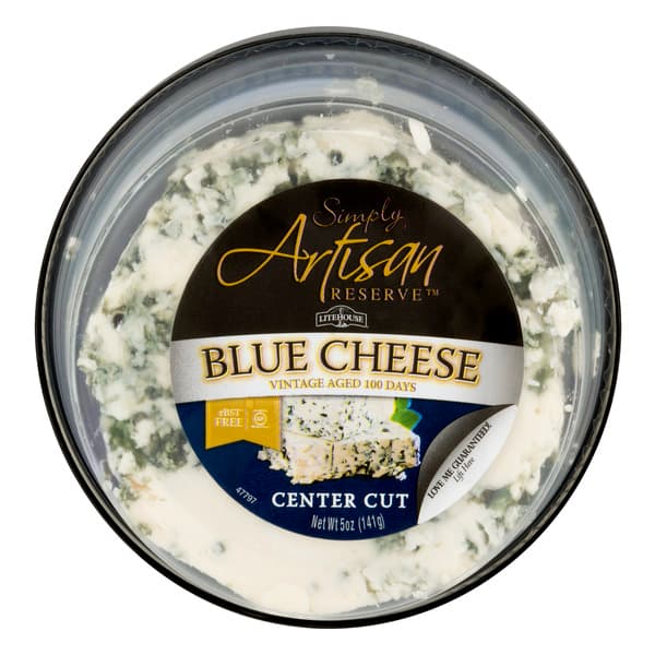Litehouse Simply Artisan Blue Cheese Artisan Center Cut