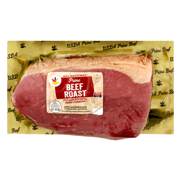 Prime Beef Eye Of Round Roast Vacuum Seal Fresh