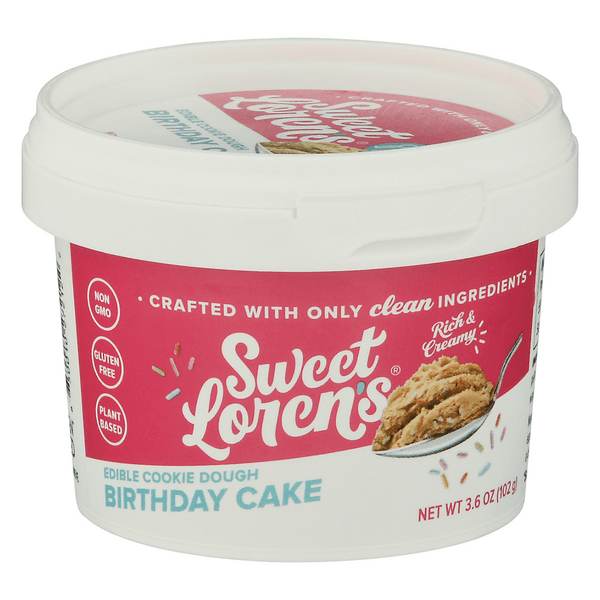 Sweet Loren'S Edible Cookie Dough Birthday Cake Gluten Free