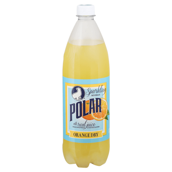 Polar Orange Dry Sparkling Beverage Soda