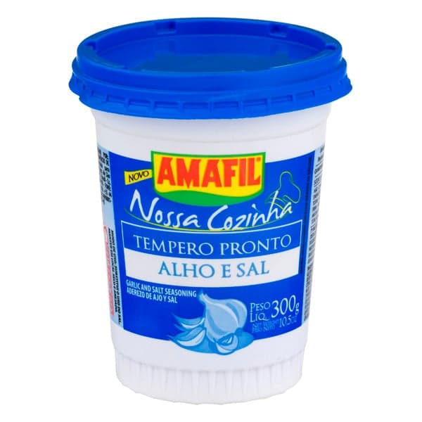 Amafil Nossa Cozinha Tempero Pronto Alho E Sal (Garlic And Salt Seasoning