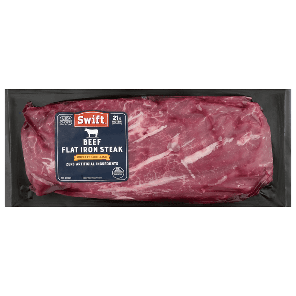 Swift Usda Choice Premium Beef Flat Iron Steak Fresh