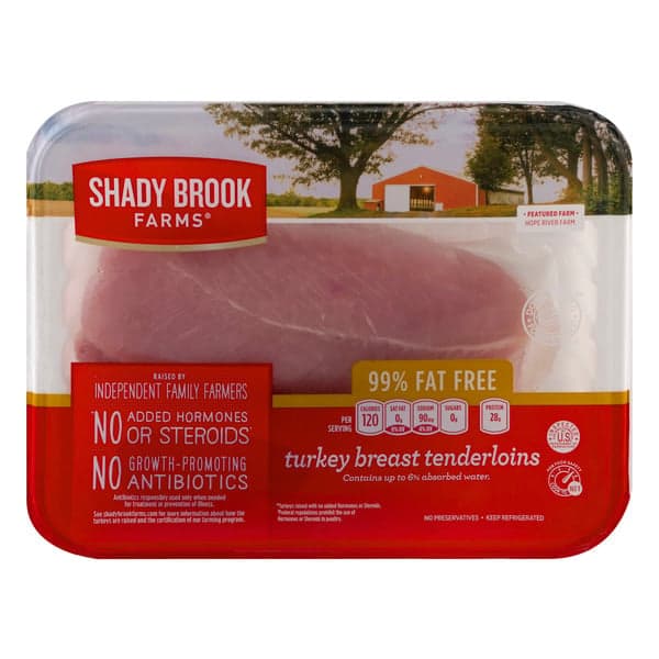 Shady Brook Farms Turkey Breast Tenderloins Unseasoned Fresh