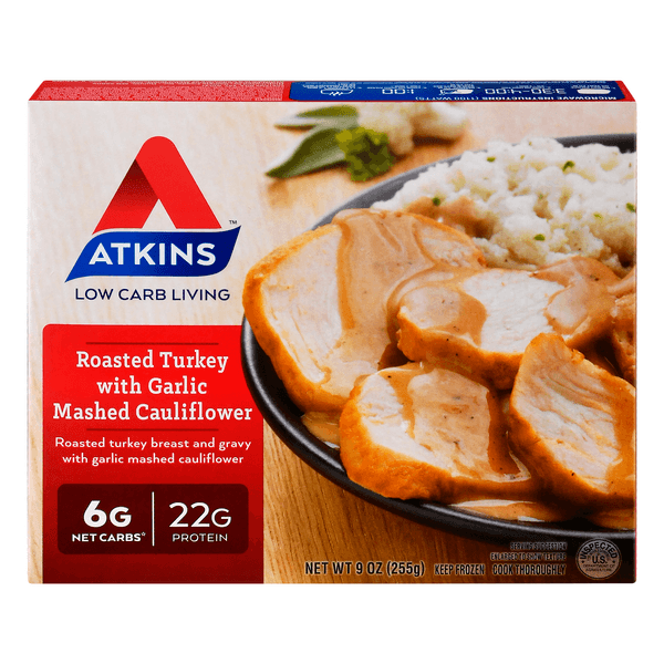 Atkins Roasted Turkey With Garlic Mashed Cauliflower