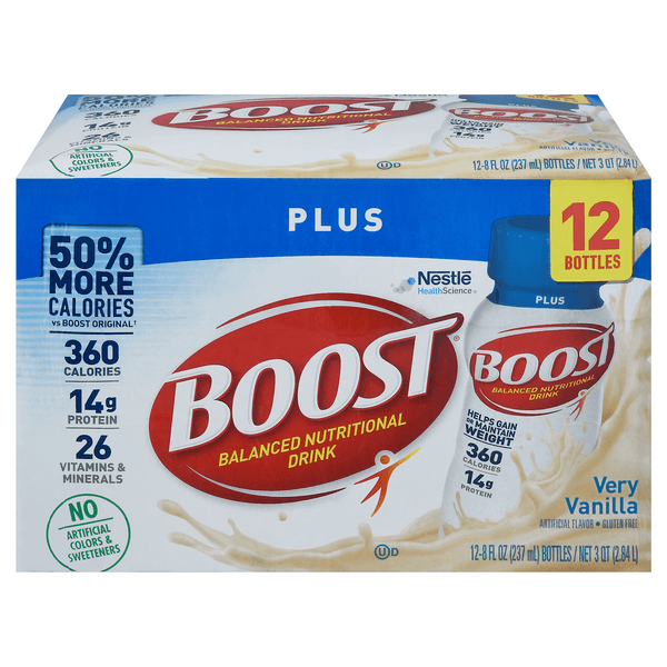 Boost Plus Balanced Nutritional Drink Very Vanilla