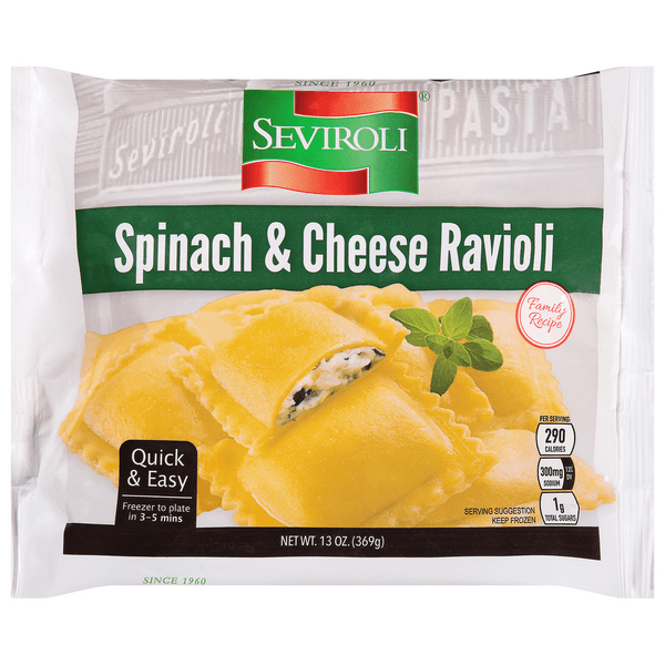 Seviroli Ravioli Pasta Spinach & Cheese