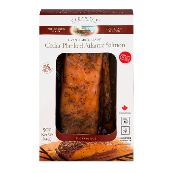 Cedar Bay Cedar Planked Atlantic Salmon, Sugar & Spice
